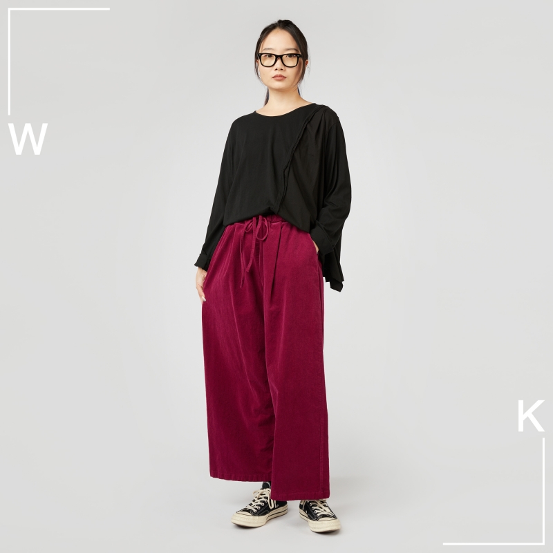 VELVET PALAZZO PANTS