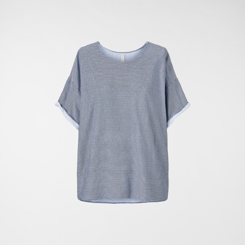 COTTON T-SHIRT IN THIN...