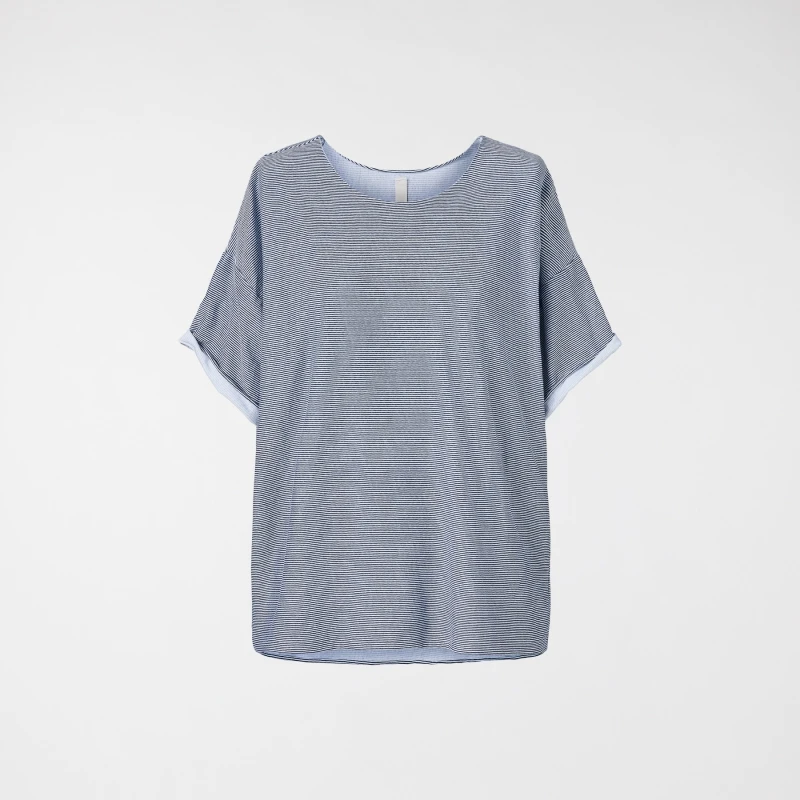 COTTON T-SHIRT IN THIN...