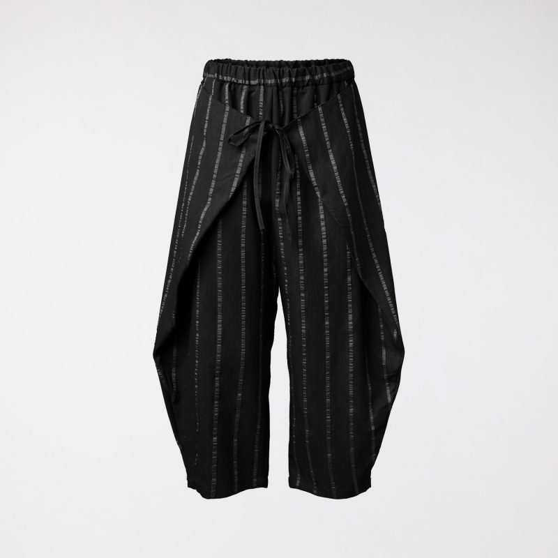 RELIEF STRIPED TROUSERS