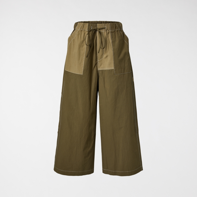 PANTALONI A PATCH MILITARE